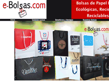 Tablet Screenshot of e-bolsas.com
